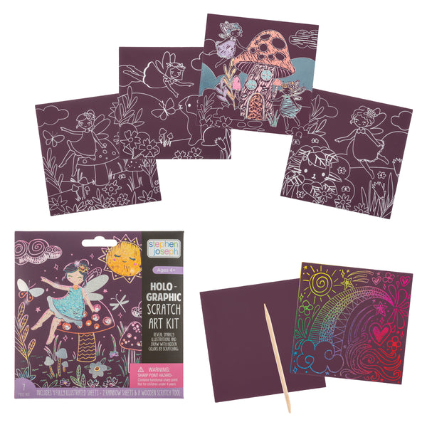 Holographic Scratch Art