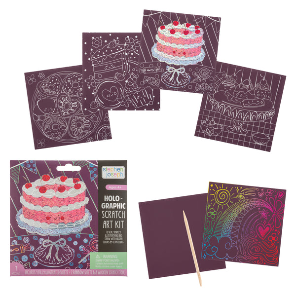 Holographic Scratch Art