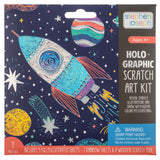 Holographic Scratch Art