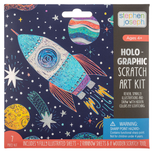 Holographic Scratch Art