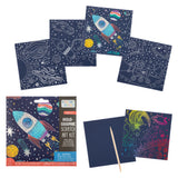 Holographic Scratch Art