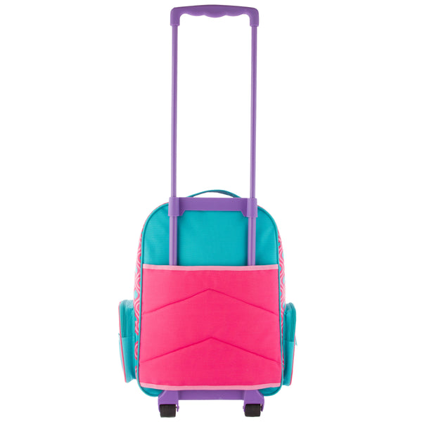 Mermaid classic rolling luggage back view