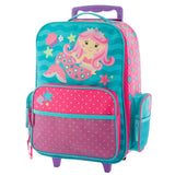 Mermaid classic rolling luggage front view