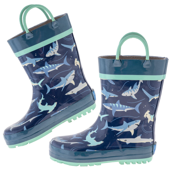Navy Shark Size 10