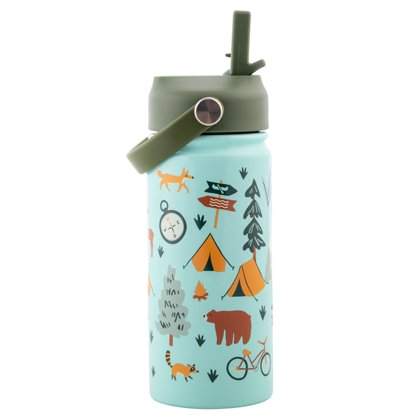 Insulated Stainless Steel Water Bottle with Handle