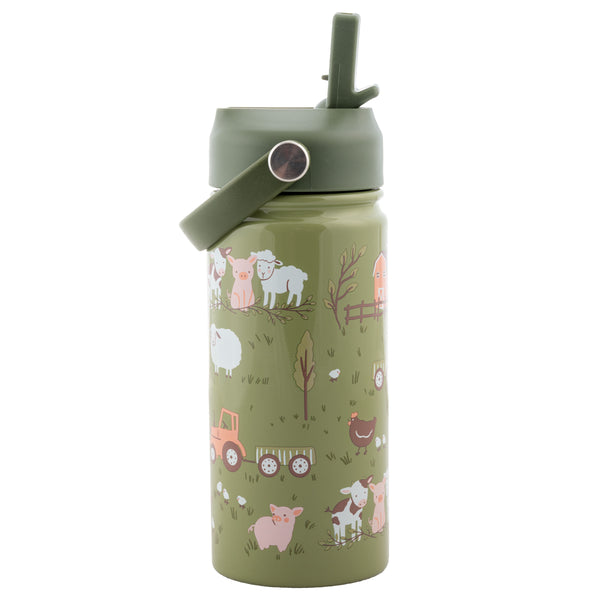 Insulated Stainless Steel Water Bottle with Handle