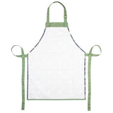 Snow holiday apron back view