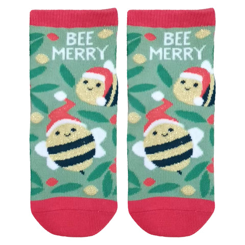 Bee holiday socks