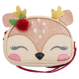 Reindeer fashion purse front view