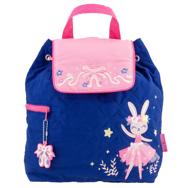 Bunny quilted backpack front view