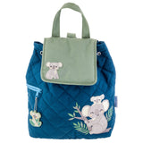 Koala quilted backpack front view