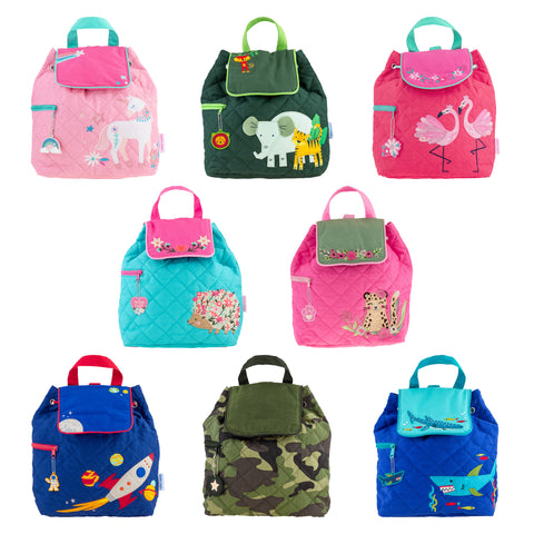 Quilted backpack assortment variables view