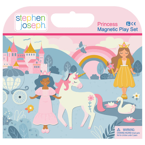 Princess magnetic play set front view