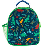 Dino all over print lunchboxes back view. 