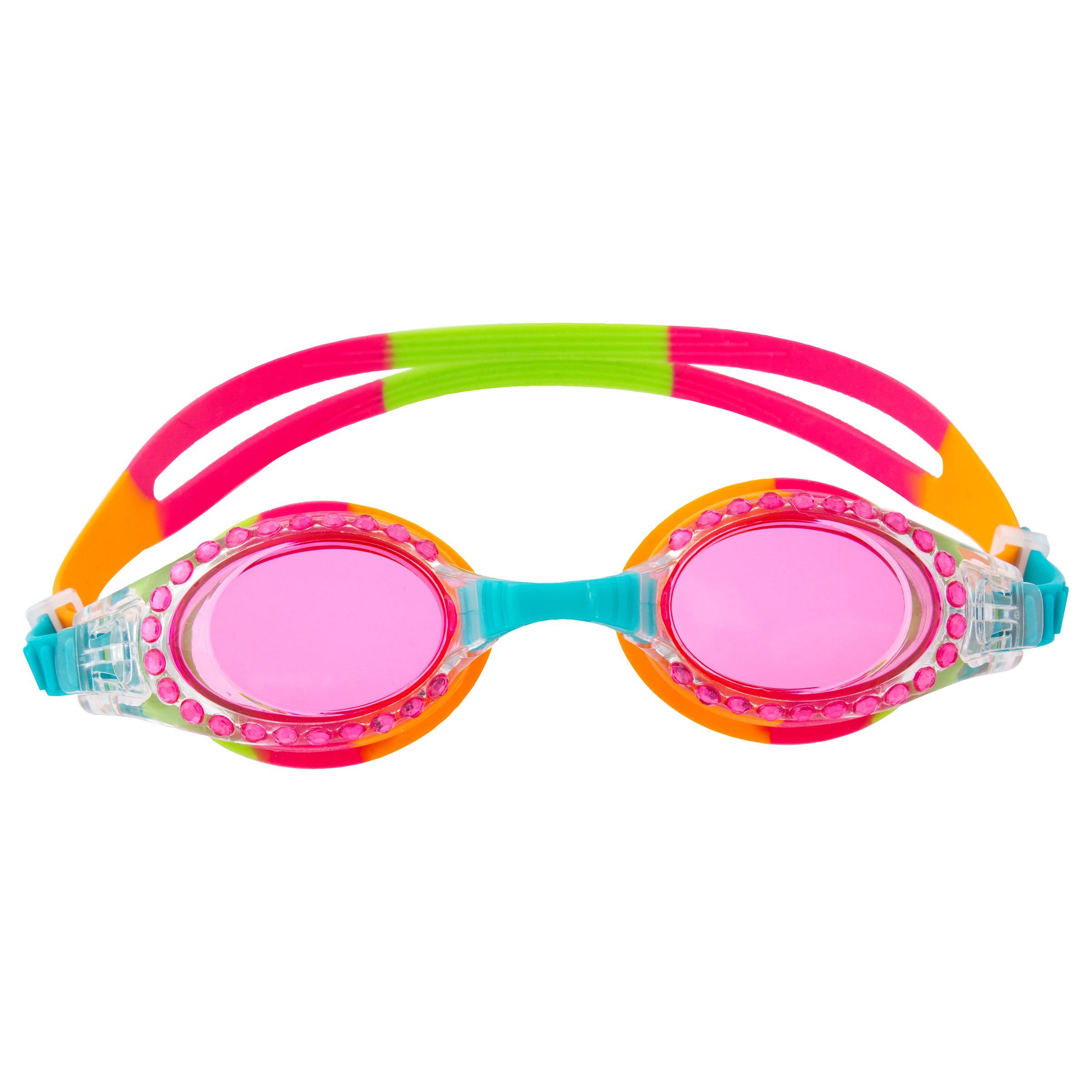 aqua2ude goggles Stephen Joseph Sparkle Goggles, Light Pink