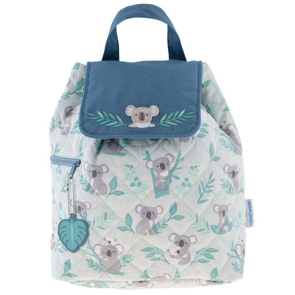 Koala quilted backpack front view