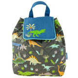 Dino quilted backpack front view
