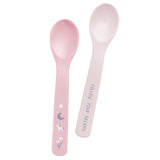 Unicorn silicone baby spoons