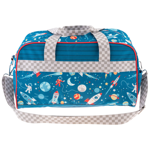 Space duffle bag front view