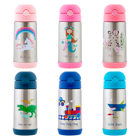 Insulated stainless steel water bottle assortment variables view