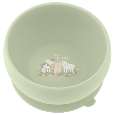 Farm silicone bowl front view