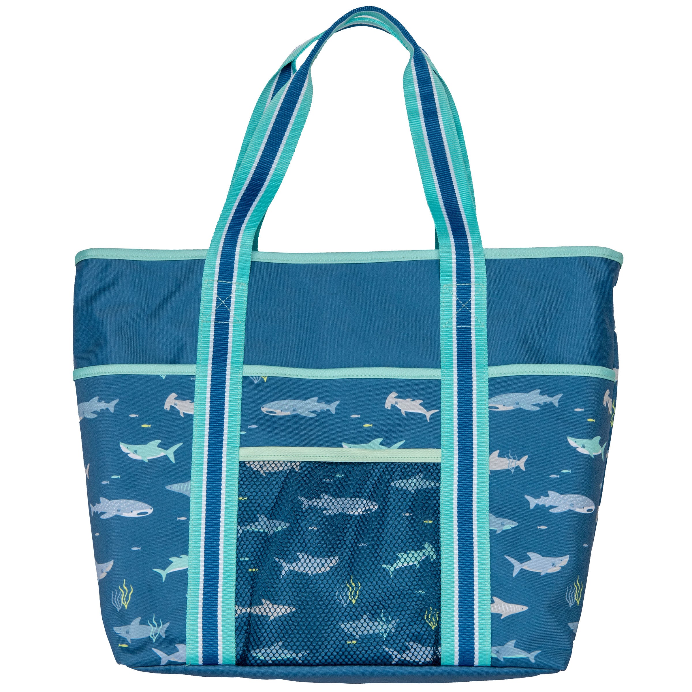 best tote bag for travel and beach Stephen Joseph Printed Beach Tote,Shark