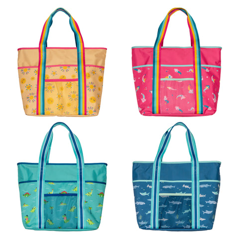 Large beach tote assortment variables view