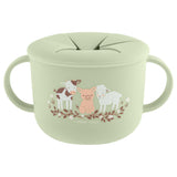 Farm silicone snack cup front view