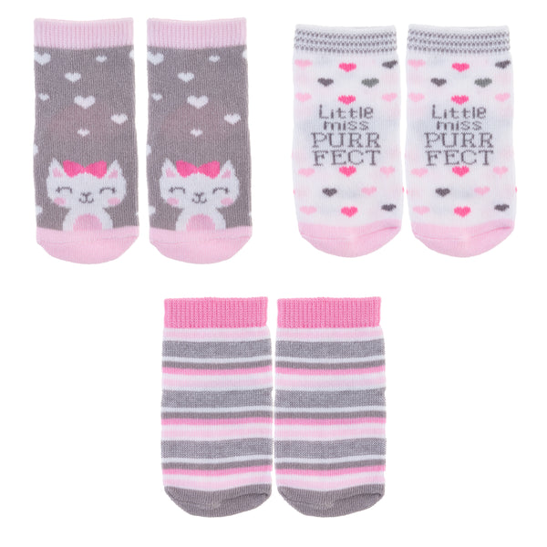 Cat baby sock sets. 
