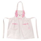 Personalization example of bunny apron.