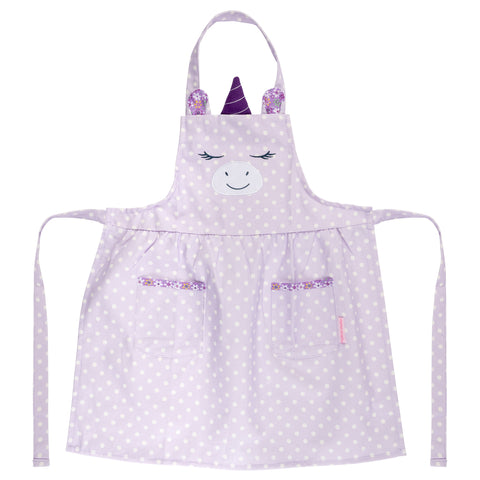 Front view Unicorn animal apron. 