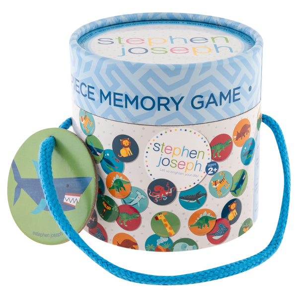 Boy memory game set packaged view
