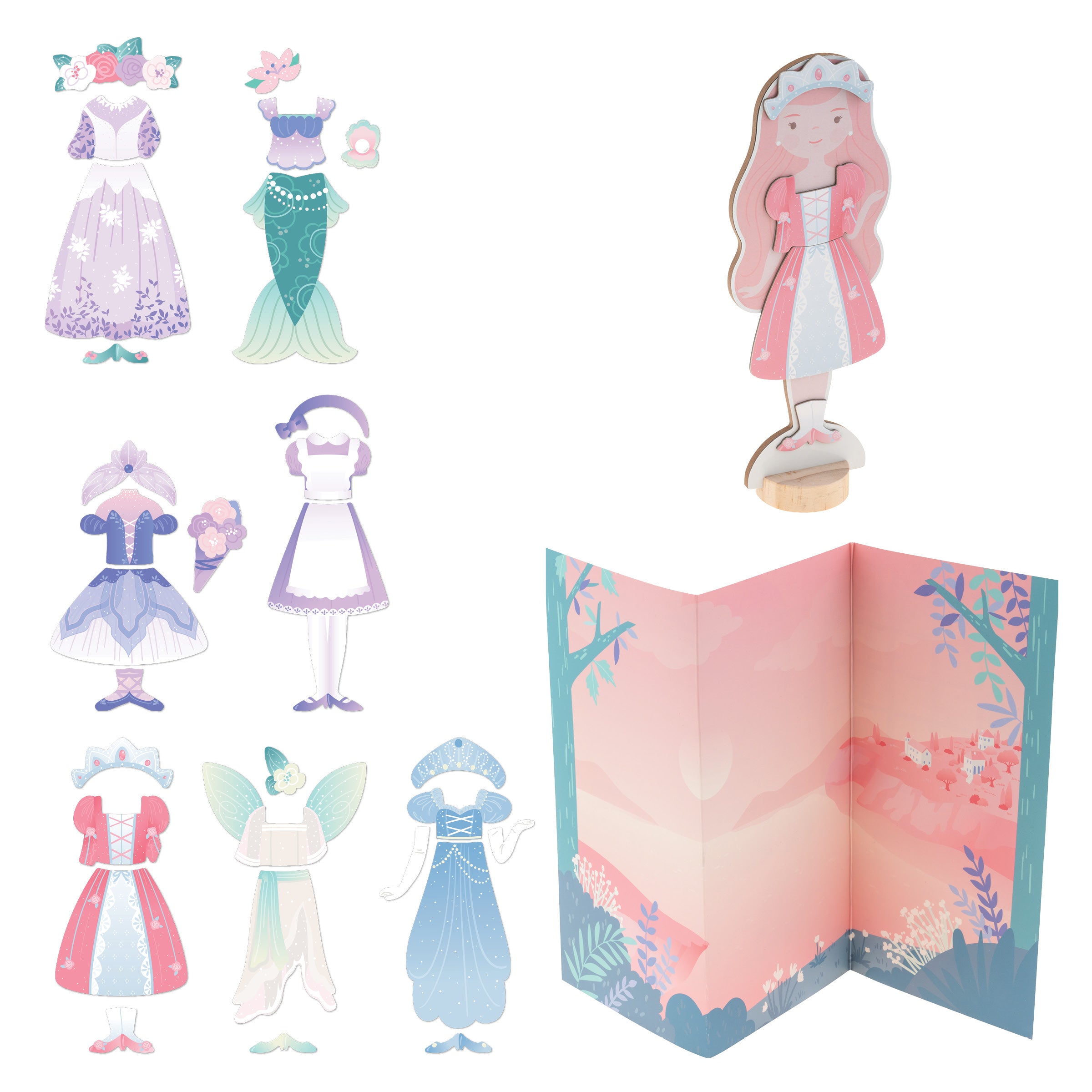 Wooden Magnetic Dress Up Doll - Sofia – Olly-Olly