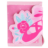 Ballet floral wallet front view