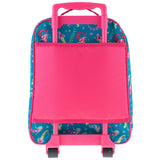 Mermaid all over print luggage front view. 