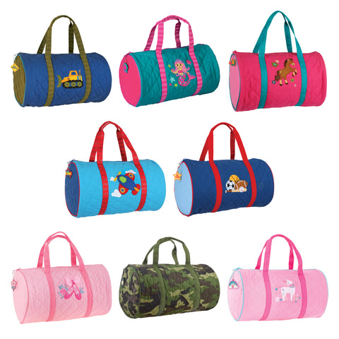 Quilted duffle assortment variables view