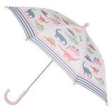 Pink dino umbrella