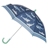 Navy shark umbrella